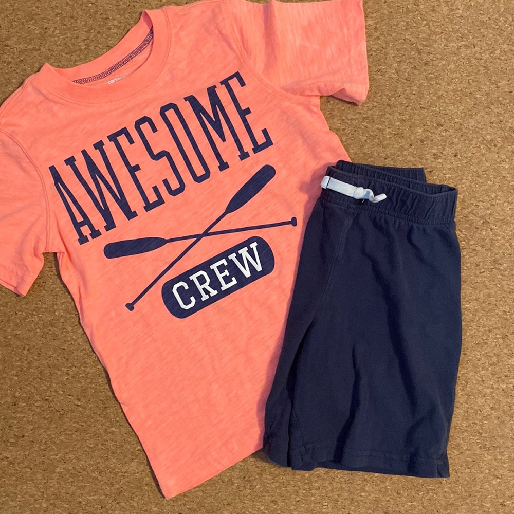 Boys 5T short set carters